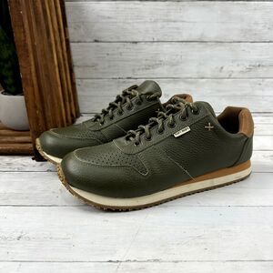 Hari Mari Men Green Retro Runner Sneakers Size 10 Casual Shoes Trainers